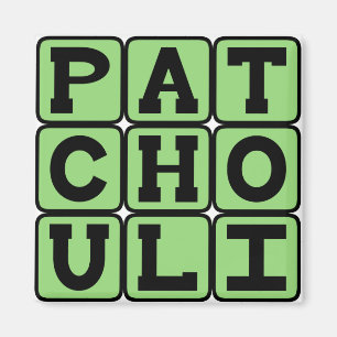 Patchouli, Hippie Olja Magnet
