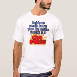 Patchoulilukter förbättrar tee shirt