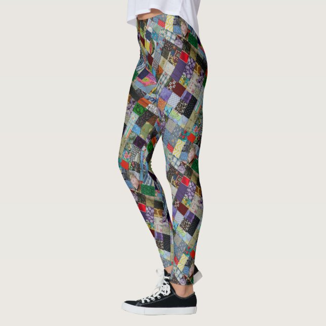 PATCHWORK-10-D LEGGINGS (Vänster)