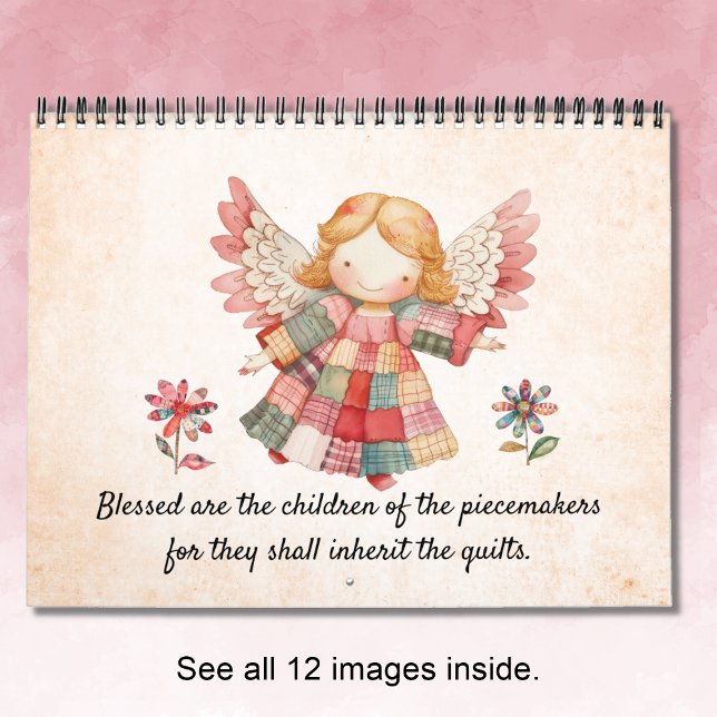 Patchwork Angel Fairy Kalender (Skapare uppladdad)