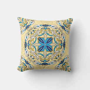 Patchwork Arabiska Blommigten Vintage Struktur Kudde