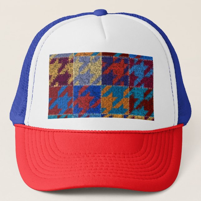 Patchwork-arbetsyta: imitation vintage mönster. keps (Framsida)