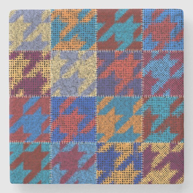 Patchwork-arbetsyta: imitation vintage mönster. stenunderlägg (Framsidan)