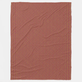 Patchwork Armenia Flagga Mönster Fleecefilt