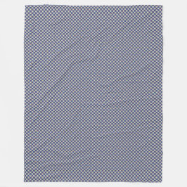 Patchwork Belize Flagga Mönster Fleecefilt