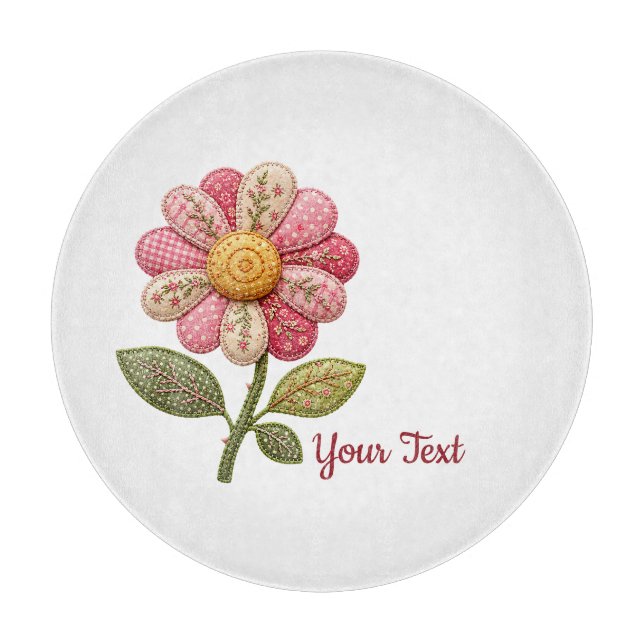Patchwork Blume im Landhausstil (Framsidan)