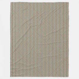 Patchwork Bulgaria Flagga Mönster Fleecefilt