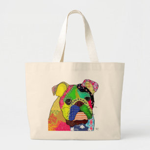 Patchwork Bulldog Jumbo Tygkasse