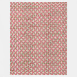 Patchwork Burundi Flagga Mönster Fleecefilt