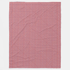 Patchwork Chile Flagga Mönster Fleecefilt