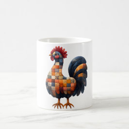 Patchwork Cockerel Mugg