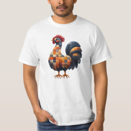 Patchwork Cockerel T-Shirt