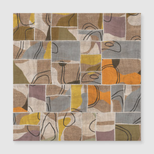 Patchwork collage, quilt mix mönster