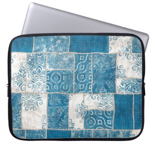 Patchwork Collage: Quilt Mönster Mix Laptop Fodral