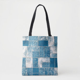 Patchwork Collage: Quilt Mönster Mix Tygkasse