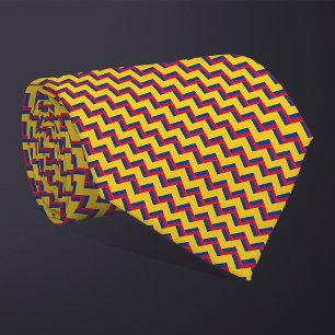 Patchwork Colombia Flagga Mönster Slips