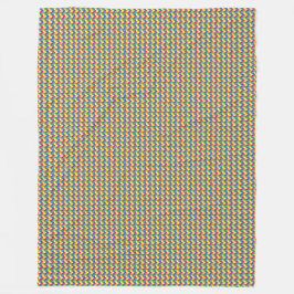 Patchwork Comoros Flagga Mönster Fleecefilt