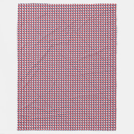 Patchwork Czechia Flagga Mönster Fleecefilt