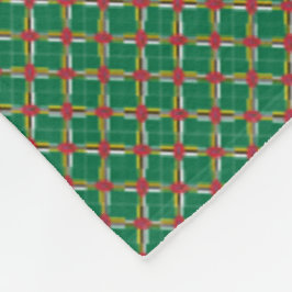 Patchwork Dominica Flagga Mönster Fleecefilt