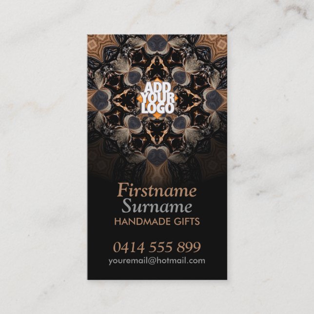 Patchwork Earth Handcrafts Art Affärskorts Visitkort (Framsida)