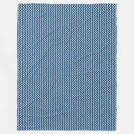 Patchwork Estland Flagga Mönster Fleecefilt