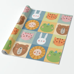 Patchwork for Cute Animals Presentpapper