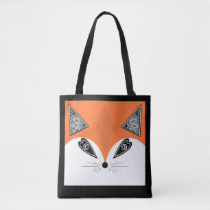Patchwork Fox, applicque Fox, Fox, barns Tygkasse