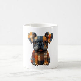 Patchwork Fransk Bulldog Mugg