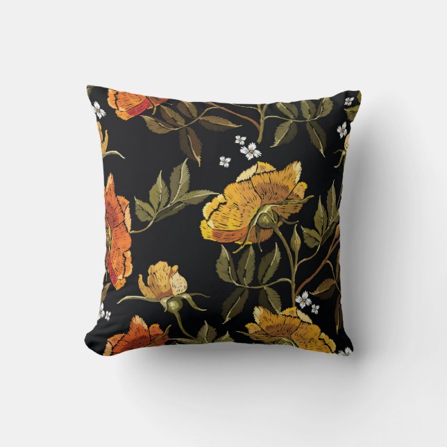 Patchwork Gentle: Hand Teckning Design Kudde (Framsida)