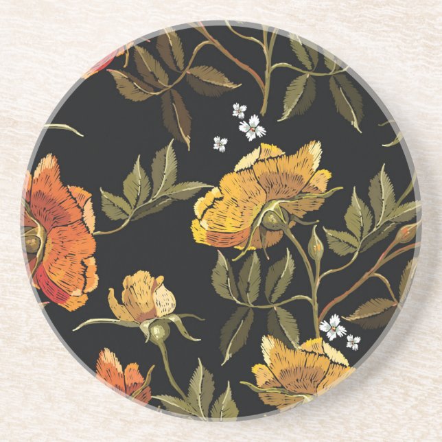 Patchwork Gentle: Hand Teckning Design Underlägg (Framsidan)
