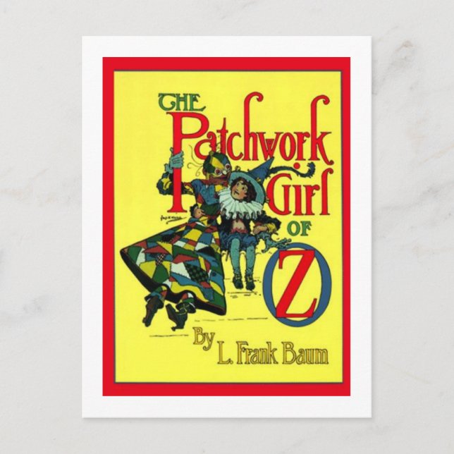 Patchwork Girl of Oz Vykort (Framsida)