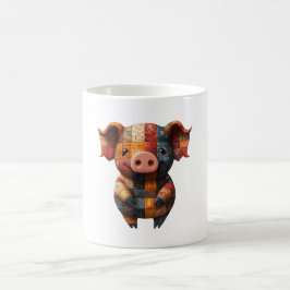 Patchwork Gris Mugg