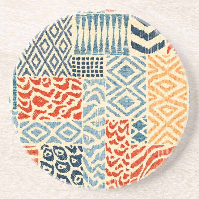 Patchwork Hand plockade Struktur Collection Underlägg (Framsidan)
