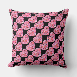 Patchwork Hearts Dekorativ kudde