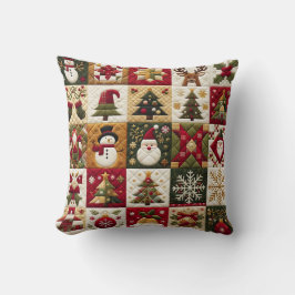Patchwork Helgdag Charm jul Pillow Kudde