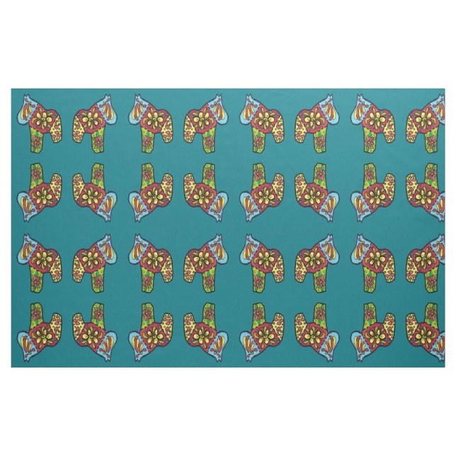 Patchwork Horses Tyg (Fat Quarter)