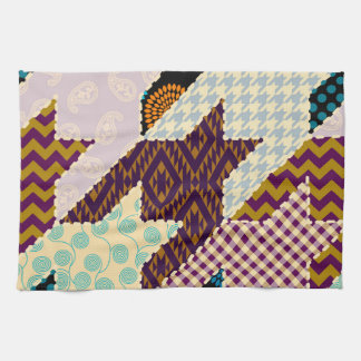 Patchwork Hounds-tooth: Vintage Seamless Backgroun Kökshandduk