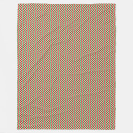 Patchwork Iran Flagga Mönster Fleecefilt