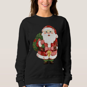 Patchwork Jultomten jul T Shirt