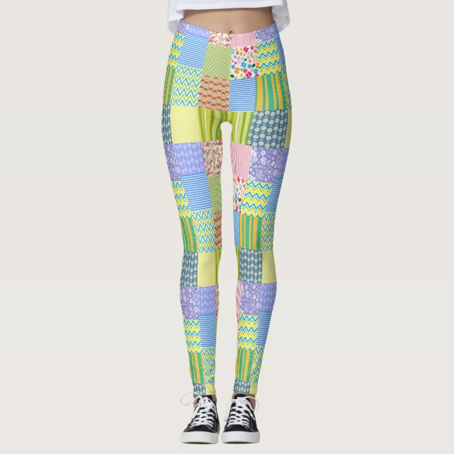 Patchwork Leggings (Framsida)