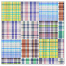 Patchwork look #1 Preppy Madras Stil Play Sz6 Tyg