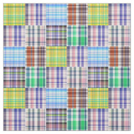Patchwork look #1 Preppy Madras Stil Play Sz6 Tyg