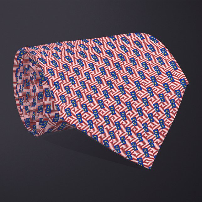 Patchwork Malaysia Flagga Mönster Slips (Skapare uppladdad)