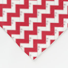 Patchwork Malta Flagga Mönster Fleecefilt