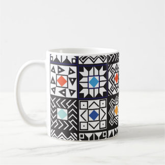 Patchwork Maori: Ethnic Carpet Design. Kaffemugg