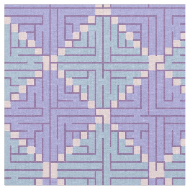 Patchwork Maze Tyg (Närbild)