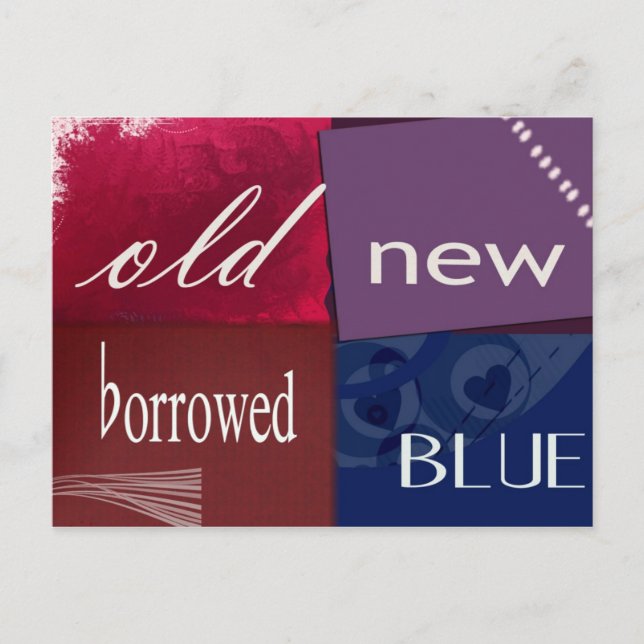 Patchwork-möhippa Inbjudan Vykort (Framsida)