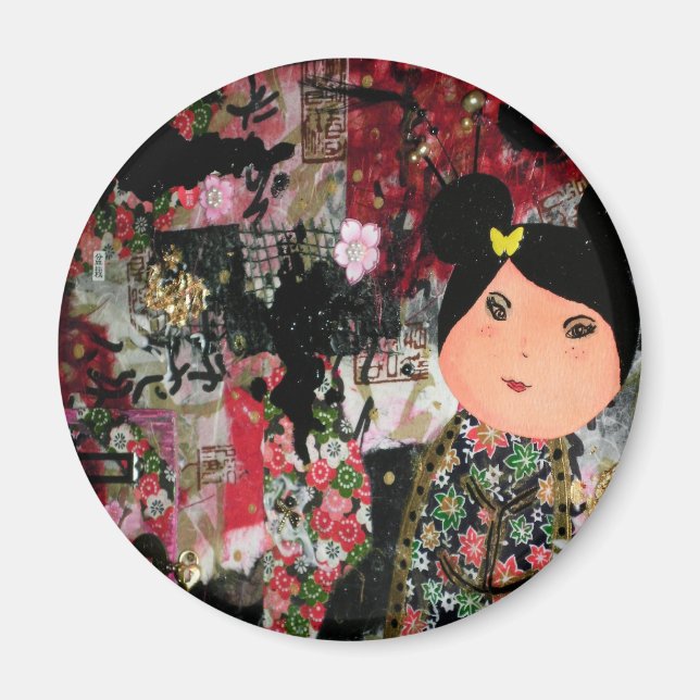 Patchwork Momiji Magnet (Framsidan)