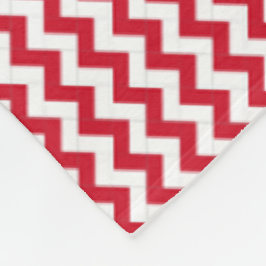 Patchwork Monaco Flagga Mönster Fleecefilt