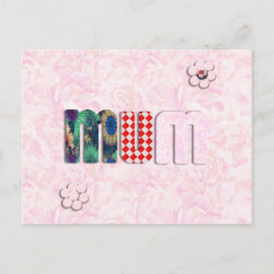Patchwork "MORSA" i Rosa ros Vykort